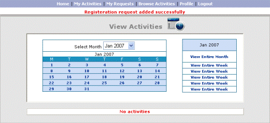 Successful Registration